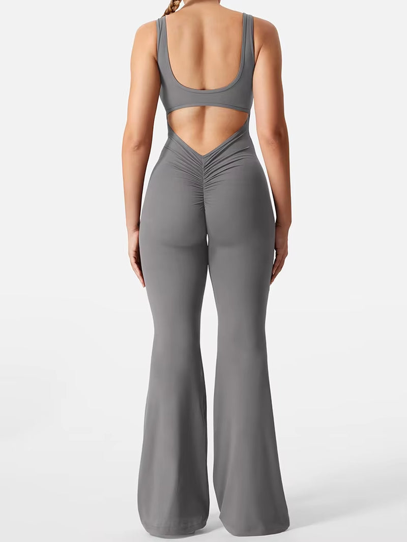 Women'S Slim Hip Lift Backless Bodysuit
