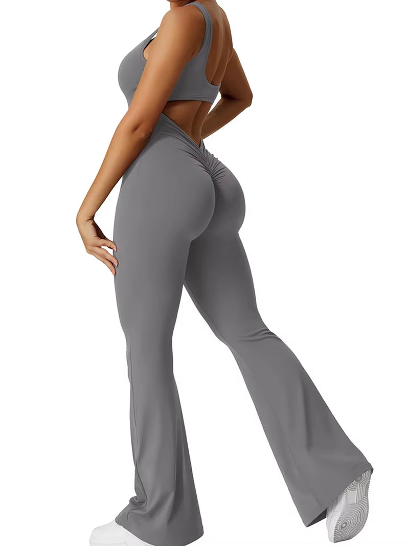 Women'S Slim Hip Lift Backless Bodysuit