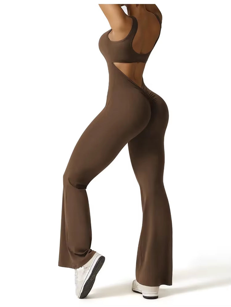 Women'S Slim Hip Lift Backless Bodysuit