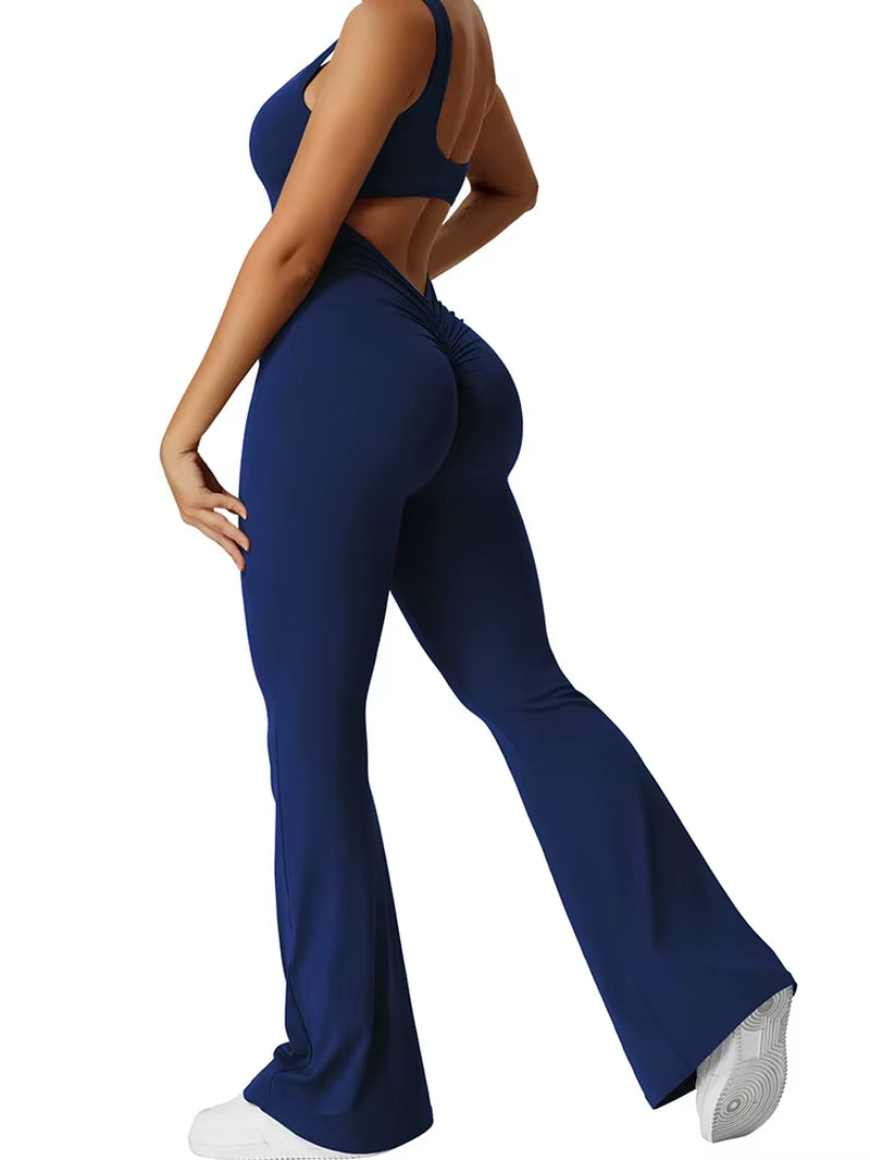 Women'S Slim Hip Lift Backless Bodysuit